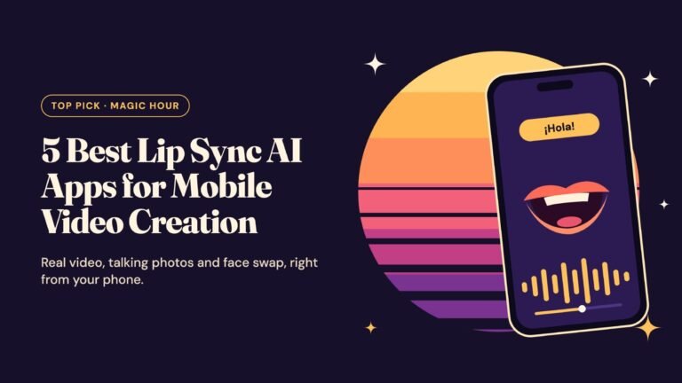 5 Best Lip Sync AI Apps for Mobile Video Creation