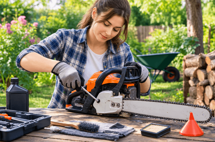 How to Maintain a Gas Chainsaw for Regular Garden Work
